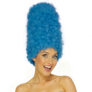 Perruque Longue Bleu Clair Perruques Amusantes pour Femmes Perruque pour D&eacute;guisements Perruques pour F&ecirc;tes pour Adultes Costumes Amusants pour Femmes Tenue de Cosplay F&ecirc;te d'Halloween+Bonnet clarahead (Joneeu, neuf)