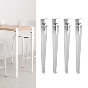4pcs pieds de serrage de table en m&eacute;tal, pieds de table basse r&eacute;glables, pied de table de salle &agrave; manger en forme de F, pieds de support d'&eacute;tabli en fer, pieds de barre de bricolage, conception s (muyusm, neuf)