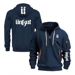 LPPALsjd Sweat À Capuche pour Homme Street Wear pour U.n.k.u.t Sweat-Shirt À Demi-Zip Hauts À Manches Longues À Capuche Vestes À Capuche Vestes De Sport avec Poche-SLanS||L (GUSHENGDAI, neuf)