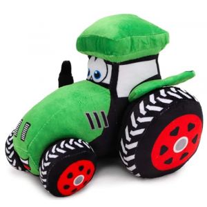 Toyland&reg; Tracteur agricole en Peluche de 21 cm (8 Pouces) &ndash; D&eacute;coration de Chambre pour gar&ccedil;ons et Filles (Vert) (Toyland&reg;, neuf)