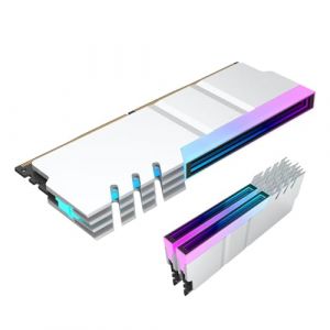Refroidisseur RAM, dissipateur thermique RAM | Refroidisseur de chaleur 5 V avec LED adressable,Radiateur RAM 3 broches, dissipateur thermique efficace pour dissiper le rayonnement des ailettes pour l (Yuyuxian, neuf)