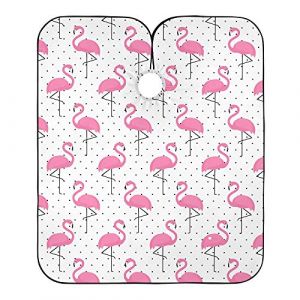 Flamant Rose &Agrave; Pois Peignoir Coiffure Anti-Taches Robe De Coiffure Imperm&eacute;able Cape De Cheveux Pour Barbiers Coiffeurs Barber 140X168Cm (guangzhouhongchenmaoyishanghanggerenduzi, neuf)