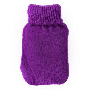 Chaufferette + Housse en tricot - Blanche - Bouillotte, chauffe-mains, coussinet chauffant, &laquo; Firebag &raquo;, lilas (b&uuml;tic de, neuf)