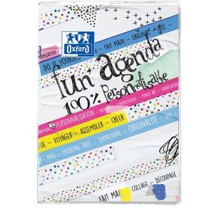 OXFORD FUN'AGENDA Agenda Scolaire Sept 2021 ? Sept 2022 Format 12x18cm Journalier 352 Pages Couverture Personnalisable Décor E (UN PETIT TOUR D'AMOUR  PERIODE ESTIVALE INDULGENCE, neuf)