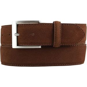 BELTINGER Ceinture en daim 4 cm | Ceinture en daim de haute qualit&eacute; pour homme 40mm | Ceinture en daim pour homme 4cm | Tabac 110cm (BELTINGER, neuf)