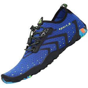SAGUARO Chaussures Aquatiques Homme Femme Chaussure de Plage Chaussure Eau Chaussette Aquatique pour Baignade Natation Surf, Bleu GR.43 (Baostyleshop, neuf)