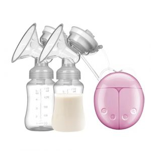 Tire-lait électrique, tire-lait maternel - Tire-lait électrique à double aspiration à forte aspiration | Pompe à lait Portable mains libres, accessoires d'allaitement à faible bruit pour la maison (Qiwzken, neuf)