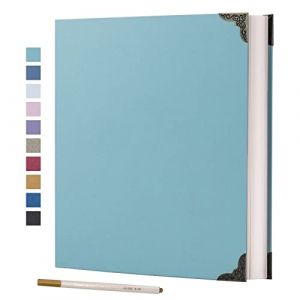 Vienrose Album Photo Autocollant de 60 Pages avec Couverture en Carton et Kit de Scrapbooking &agrave; 3 Anneaux pour Mariage B&eacute;b&eacute; Famille Voyage (Vienrose EU, neuf)