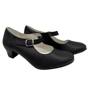 Chaussures de Flamenco Fille - Talons de Danse Faits à la Main en Espagne (LA VIDA ROSA SHOES, neuf)