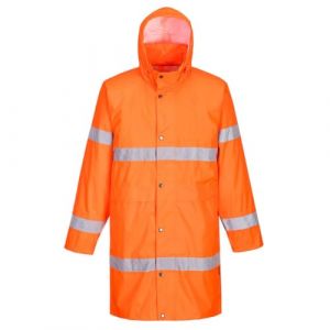 Portwest Trench imperm&eacute;able haute visibilit&eacute; 100 cm, couleurs fluo H442 (mannss, neuf)