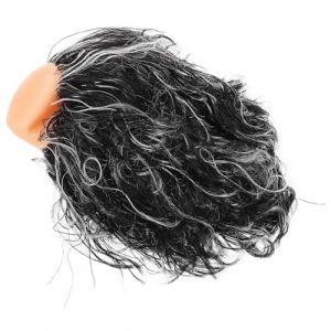 Ciieeo Postiche Chauve de Vieil Homme pour Costume, Accessoire D&eacute;guisement Humour, Postiche R&eacute;aliste Imitation Cheveux, Soir&eacute;es Costum&eacute;es et Cosplay, Accessoires pour Hommes &Acirc;g&eacute;s (Nelson Xia, neuf)