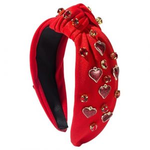 Serre-tête pour la Saint-Valentin, bandeau noué pour femme, bandeau large avec nœud, bandeau élégant pour filles, accessoire de maquillage pour fêtes de Noël (zecheno, neuf)