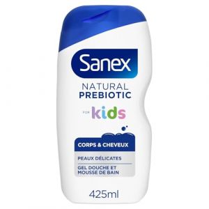 SANEX – Gel Douche Enfant Corps & Cheveux, Formule Prébiotique Douce pour Peaux Sensibles (425mL) - lot de 3 - Vendu par Lot (Marché Parisien, neuf)
