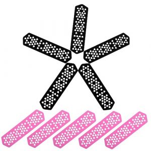 DRESSOOS 10 Pièces Accessoires De Coiffeur Spacer Modèle Extension De Cheveux Spacer Perm Bouclier Thermique Extension De Cheveux Bouclier Thermique Cheveux Colle (Mingsyue, neuf)