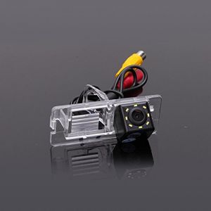 &Eacute;clairage de la Plaque d'immatriculation HD CCD Cam&eacute;ra de Recul Voiture en Couleur Vue arri&egrave;re Imperm&eacute;able pour Renault Fluence/Duster Latitude/Scenic 2/3/Megane/Cabrio/Clio4/Nissan Terrano/Lutecia (Fiorigo, neuf)