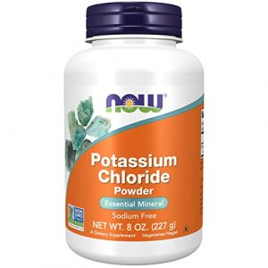 Now Foods, Potassium Chloride Powder (Chlorure de potassium en poudre), 227 g, Test&eacute; en Laboratoire, Potassium, Sans Gluten, Sans Soja, V&eacute;g&eacute;tarien (NaturProdukte, neuf)