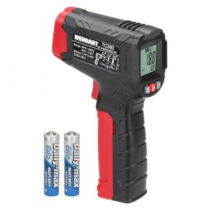 Wengart Thermomètre infrarouge WG380, -30 °C à 380 °C, lecture instantanée, portable, sans contact, pour la cuisson, le gril, le four, le four à pizza, le moteur du véhicule, le système CVC (WENGART, neuf)