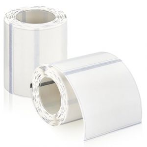 MAYJOYDIY 300 feuille D'&Eacute;tiquette Autocollante Thermique Rectangulaire Transparente de 5cm Autocollante Transparente et &Eacute;tanche pour Codes Barres &Eacute;tiquette de Nom Conception de Logo DIY (MAYJOYDIY EU, neuf)