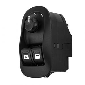 YAOPEI Bouton Leve Vitre 206 306 Commande de R&eacute;troviseur 6554.WA Noir (HONORY, neuf)