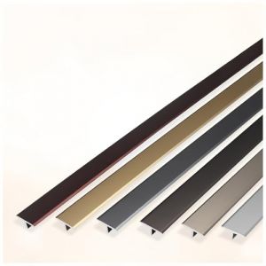CMJYMX 90 Cm Profil&eacute; De Transition en T en Aluminium, Rail De Transition, Bande De Seuil Id&eacute;al pour Les Seuils De Porte, Carrelage, Moquette Et Parquet Stratifi&eacute;(Silver,1.5cm/0.59in) (昌海商贸, neuf)