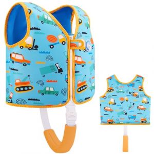 Gilet de Natation OSHYLE pour Enfants Gilet Flottant pour Tout-Petits avec Sangle de s&eacute;curit&eacute; Aide &agrave; la flottabilit&eacute; (E-Vehicles, M(3-6)) (JshengTech, neuf)