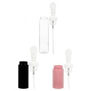 SEWACC Lot de 3 Flacons Mousseurs Transparents 100Ml 30Ml Rose et 50Ml Noir Goupillon Plastique &Eacute;tanche pour Savonnette Shampoing et Soins Visage Flacon Mousseur Vide Portable pour (Quick Research Sha, neuf)