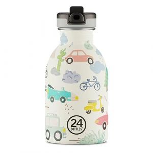 24 Bottles 1816 Gourde Utilisation quotidienne 250 ml Acier inoxydable Multicolore (SnowUniverse, neuf)