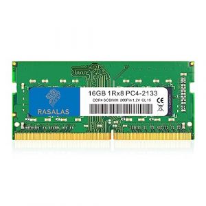 Rasalas 16Go DDR4-2133MHz PC4-17000 1RX8 for Ram: 260 Pins SODIMM Laptop PC Computer Memory RAM Module Upgrade (Rasalas-uk, neuf)