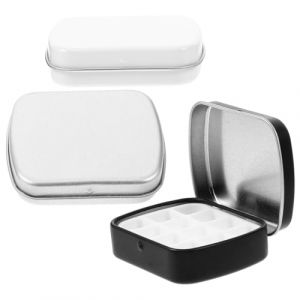 SAFIGLE Organisateur De Gel Pour Compartiments Palette Aquarelle Portable Avec Couvercle Pour Peinture Déplacement (Grand Di, neuf)