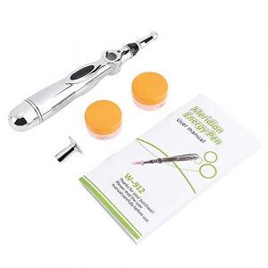 Acupuncture Pen, Meridian Energy Pen Électrique Laser Acupuncture Pen Therapy Body Massager Santé Beauté Outil (ZJJ-US, neuf)