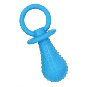 Genikeer Tétine pour Petits Chiens, Sucette Dentition en Caoutchouc pour Chiot et Animal, Tétine Apaisante Interactive pour Chien Sécuritaire Usage D'Intérieur Extérieur Voyage Maison Parc (Genikeer, neuf)