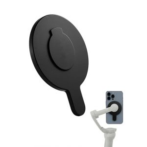 Kioylmo Support Magn&eacute;tique pour T&eacute;l&eacute;phone Portable Compatible avec DJI Osmo Mobile 7P 7 SE 6 5 4, D&eacute;gagement Rapide M&eacute;tal Adaptateur pour DJI Om Stabilisateur Cardan Accessoires (HongQiRongChiSeller, neuf)