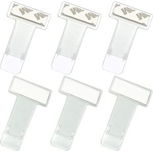 GHEART Clip de Ticket de Pare-Brise, Clip de Ticket de Parking, Support pour Carte de Stationnment, Plastique Ticket de Parking Clip, Clip de Ticket Auto-adh&eacute;sif,pour Pare-Brise de Voiture(6 pi&egrave;ces) (JYIONE, neuf)