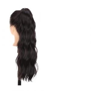 Extension de Queue de Cheval 50cm petit clip queue de cheval extension for les femmes moelleux noir brun queue de cheval postiches longue griffe ondulée clip sur queue de cheval extension de cheveux s (zhmeiguo222, neuf)