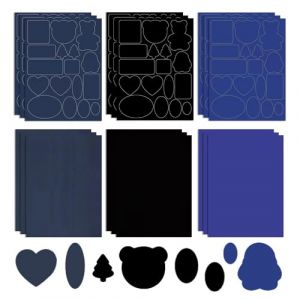 HMCEY 18 Pi&egrave;ces Patch de R&eacute;paration Doudoune,Patch Autocollant Textile,Patchs Thermocollant Adh&eacute;sif Tissu,Ecusson pour Vetement,Patchs &agrave; Repasser pour Les Trous pour Manteaux, Tentes, Pantalon (EASYFLOW TRADE LTD, neuf)