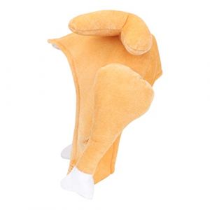 DEARMAMY Bouchon de cuisse de poulet chapeau de conception de dinde chapeau de costume d'action de grâces chapeau noel chapeau de noel Chapeau de Fête casquettes de dinde Light Brown (Liiane, neuf)