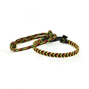 BDM - Bracelet Rasta Hippie, BOD Marley. Bracelet jama&iuml;cain avec Perles Rouges, Vertes, Jaunes et &eacute;lastiques. - Modelo 16 (BisuteriaDeModa, neuf)