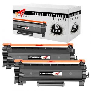 Toner TN2420 Compatible Cartouche de remplacement pour Toner Brother MFC L2710DW L2710DN MFC-L2710DW MFC-L2710DN MFC-L2750DW HL-L2350DW DCP-L2510D DCP-L2530DW TN 2420 TN-2420 TN2410 Noir (1) (vidoelettronica, neuf)