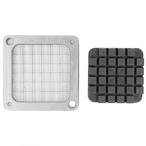 Topiky Lame de Rechange pour Coupe-Frites, Plaque de Coupe et Plaque de Poussée pour Hachoir Commercial, Lame en Acier Inoxydable pour Coupe-Fruits (12mm) (Limouyin, neuf)
