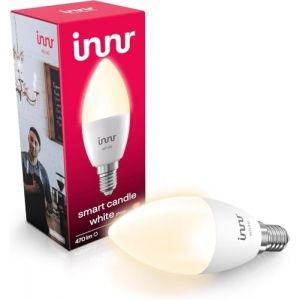 innr Ampoule Connectée Zigbee E14 Bougie, Fonctionne avec Hue* et Alexa (Pont Requis), Ampoule Blanc Chaud, LED Lampe, Intensité Variable, 470 lumens - 1 Pack (Innr Lighting, neuf)