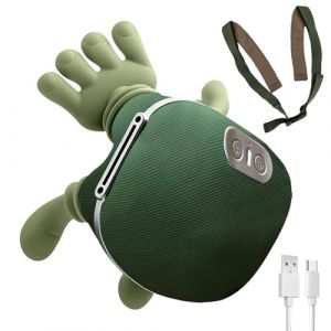 &Eacute;lectrique Masseur Cou Et Cervicales,portables Masseurs Epaule Et Cou &Eacute;lectriques,nuque Et Cervicales,Appareil Avec 3 Vitesses Et 2 Modes De Chauffage &Eacute;paules Rechargeable Sans Fil Avec Chaleur (qiyangzheluoDP, neuf)