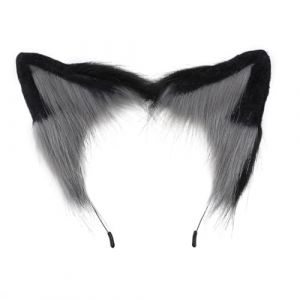Watreketal Serre Tete,Serre-tête oreilles de chat Cosplay Femme Étudiants Carnavals Personnage d'anime Serre-tête oreilles de chat Serre-têtes en peluche Cerceau de cheveux de Noël (Xuanlang Trading, neuf)