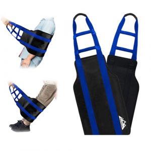 supregear &Eacute;charpe de Transfert, Ceinture de Assist&eacute;e de 90 cm pour &Acirc;g&eacute;es Et Handicap&eacute;es, Aide &Agrave; La Mobilit&eacute; pour Debout Et Lever, Ceinture de S&eacute;curit&eacute; pour Maison Lit Fauteuil Roulant, Noir (J&D Tech FR, neuf)