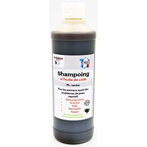 TERRANIMAL Shampoing 1 L à l'huile de Cade problème de Peau et répulsif (Anti-démangeaison, eczéma, Gale, etc...) (TerrAnimal, neuf)
