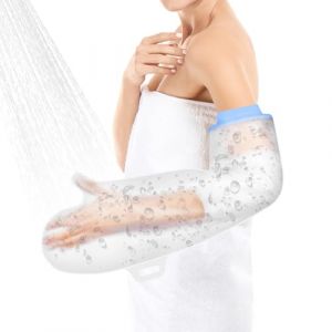 AOOWU Protection Platre Bras, Réutilisable Couvre-Main Plâtré Pour Adultes, Protection Douche Plaie Blessé Manchon Coudé, Réutilisable Protège-Bras Étanche, Gardez Les Plaies Et Le Bandage Au Sec (Aixhe, neuf)
