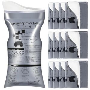 Esshogo Sac Urina 700 ml, sacs de toilette, sacs d'urine, sacs de vomissement de voyage, urinoirs pipi WC sacs de camping, toilettes de voyage pour femmes, toilettes portables pour hommes (Esshogo, neuf)