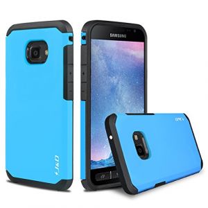 J&D Compatible pour Coque Samsung Galaxy Xcover 4/Samsung Galaxy Xcover 4S, [ArmorBox] [Double Couche] Coque de Protection Robuste Antichoc et Hybride pour Galaxy Xcover 4 - Bleu (J&D Tech FR, neuf)