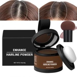 Waverlo Magic Root Cover Up, Waverly Magic Root Cover Up, poudre d'ombre pour la racine des cheveux Maycheer, poudre pour la racine des cheveux 14 couleurs avec miroir (# 01 Brun cendr&eacute;) (Yeeshe, neuf)