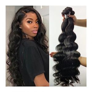 Extensions De Cheveux 10A faisceaux de vague de corps 8-40 pouces faisceaux noirs naturels 100% faisceaux de cheveux humains de qualité supérieure faisceaux de tissage de cheveux brésiliens Remy cheve (minghuaouzhou, neuf)