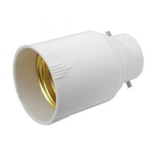Adaptateur De Douille Lumineuse B22 À E27 Convertisseur De Socket De Lampe Contexte De Douille À Vis De Bulbe Pour Chambre À Coucher, Adaptateur De Douille Lumineux, Convertisseur De Douille De Lampe, (CHjie, neuf)